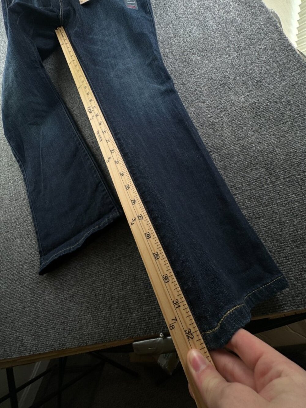 NWT Levi’s 515 Bootcut Jeans Denim Pants Dark Wash Size 12 Bootcut Regular Fit - Picture 10 of 15